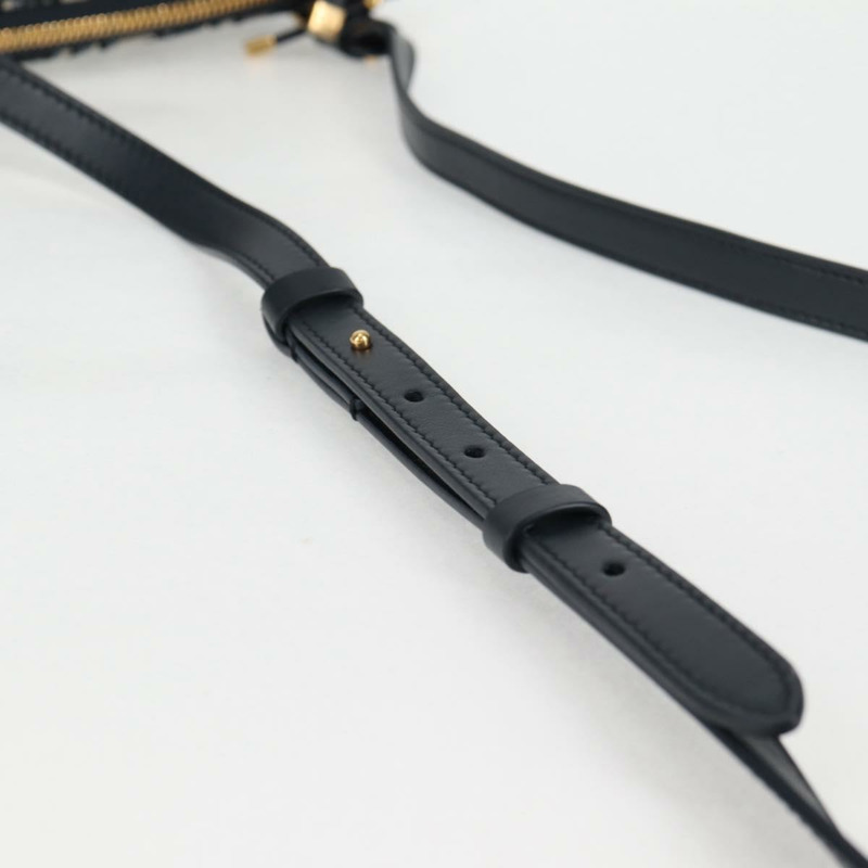 【日本直送】Christian Dior Trotter 帆布肩背包 海軍藍金色 正品 128034SM-7