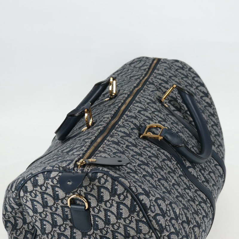 【日本直送】Christian Dior Trotter 帆布波士頓包 海軍藍金色 正品 129964V-5