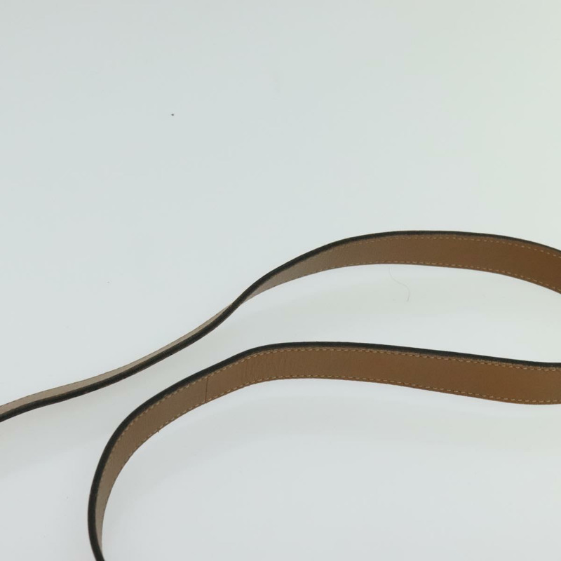 【日本直送】Christian Dior 蜂巢帆布肩背包 PVC 米色 金色 正品 132685-7