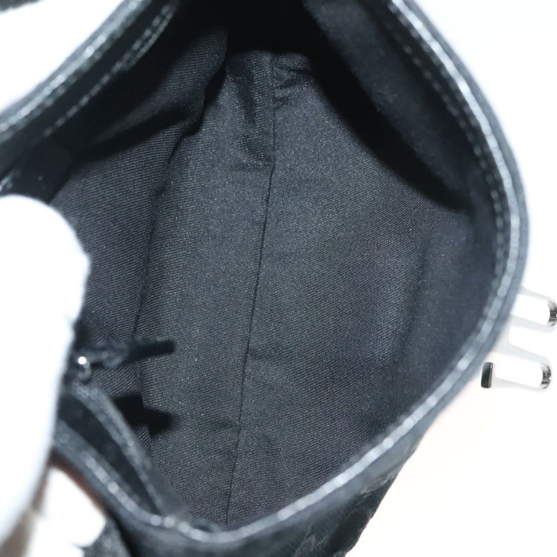 【日本直送】GUCCI GG帆布腰包 黑色 銀色 131236 正品 yk18870-10