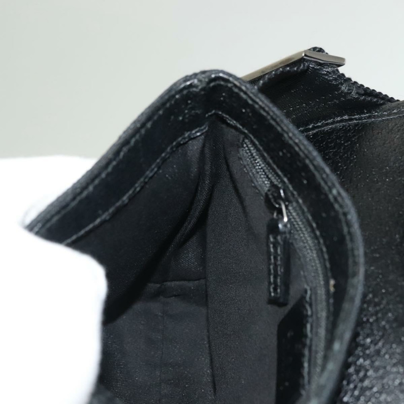 【日本直送】GUCCI GG帆布腰包 黑色 銀色 131236 正品 yk18870-19