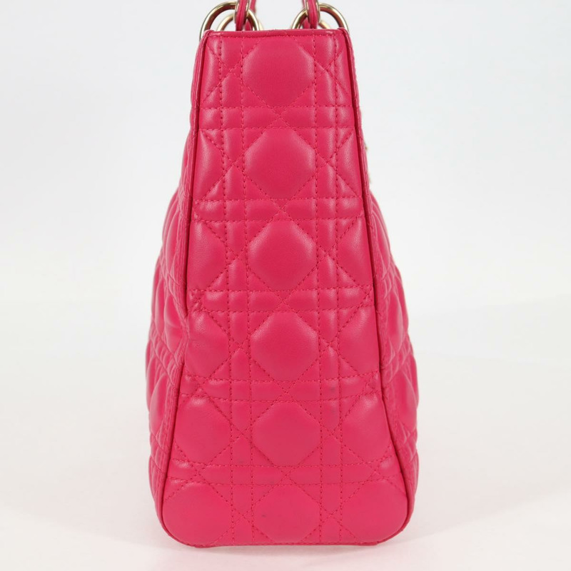 【日本直送】Christian Dior Canage 手提包 小羊皮 2 款 粉紅金 正品 BA4069A-3