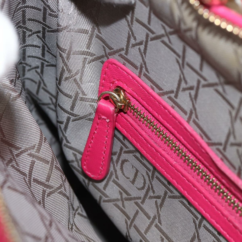 【日本直送】Christian Dior Canage 手提包 小羊皮 2 款 粉紅金 正品 BA4069A-21