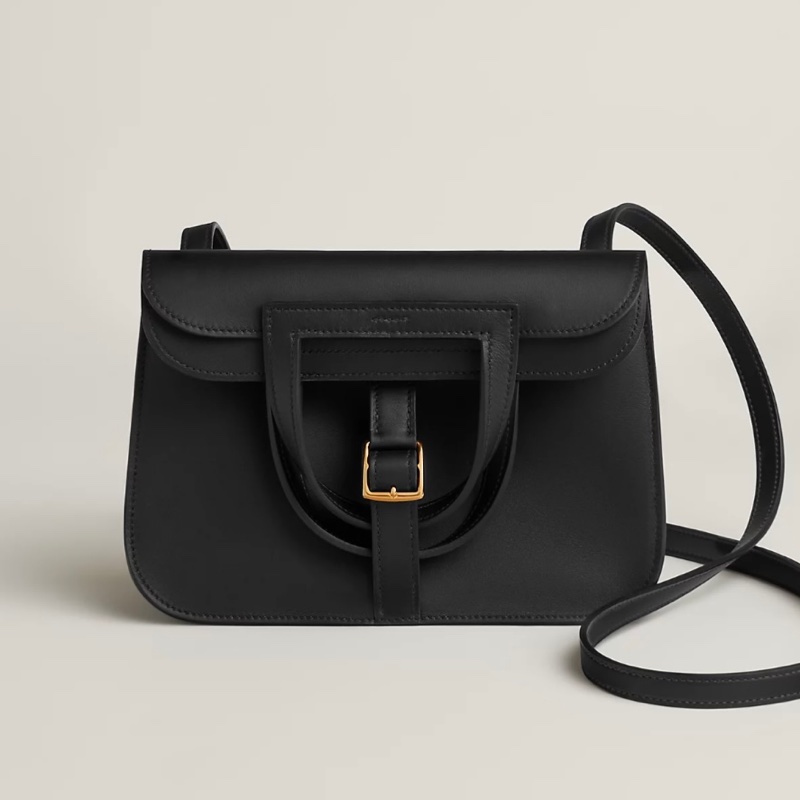 Hermes mini Halzan 黑金 2025 K刻 全新-0