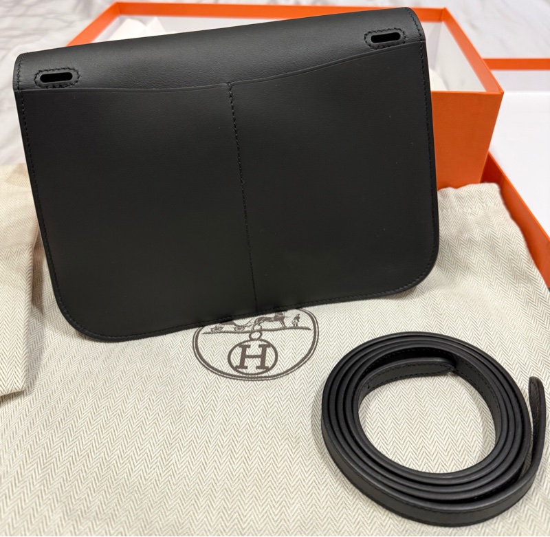 Hermes mini Halzan 黑金 2025 K刻 全新-8