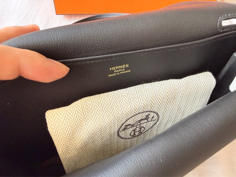 Hermes mini Halzan 黑金 2025 K刻 全新-8
