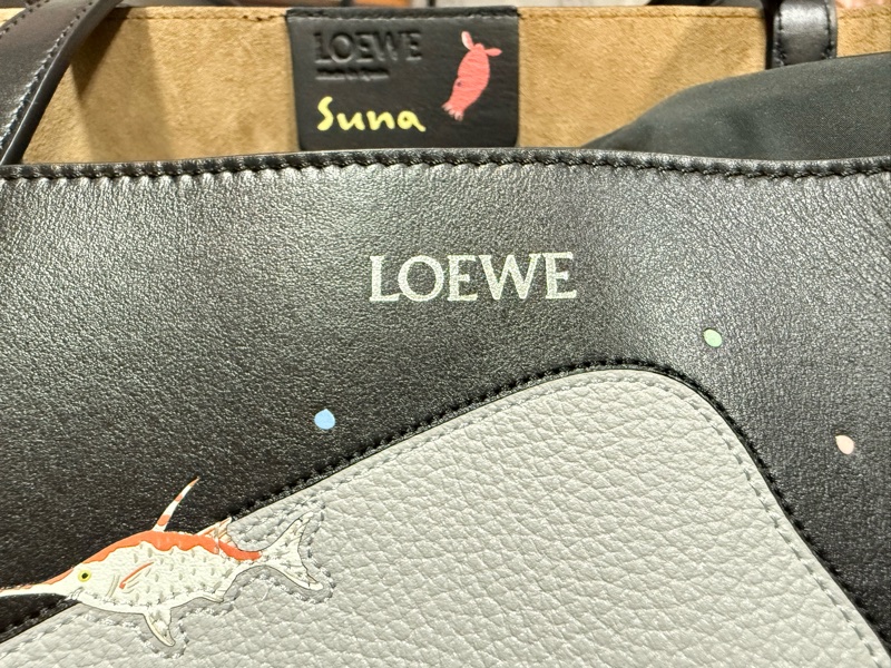 LOEWE puzzle fold tote 2024Suna Fujita限定鯨魚-8