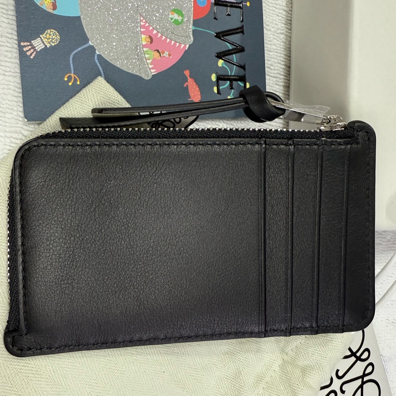 LOEWE 2024 Suna Fujita 鯨魚拉鍊卡夾全新-5