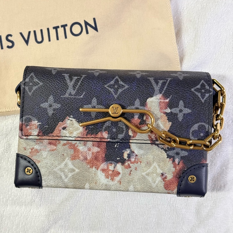 Louis Vuitton steamer wallet暈染系列全新-0