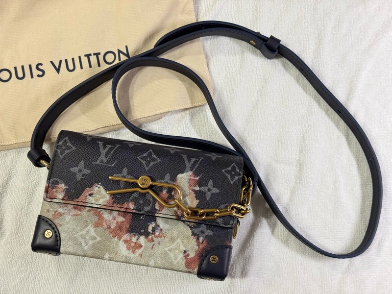 Louis Vuitton steamer wallet暈染系列全新-1