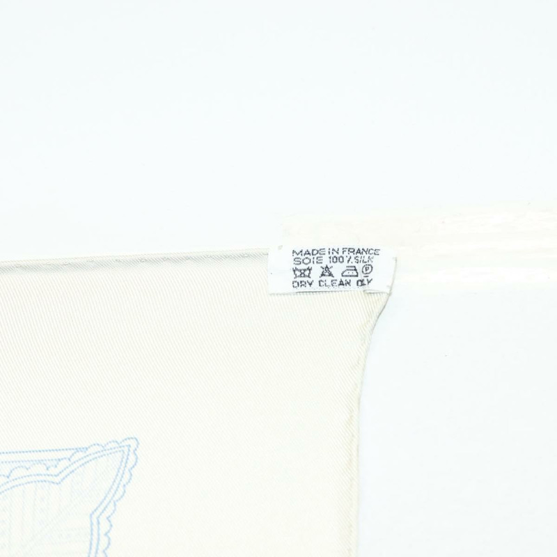 【日本直送】HERMES Carre 90 圍巾「Les chants du Henne」真絲薄荷綠 am8731-10