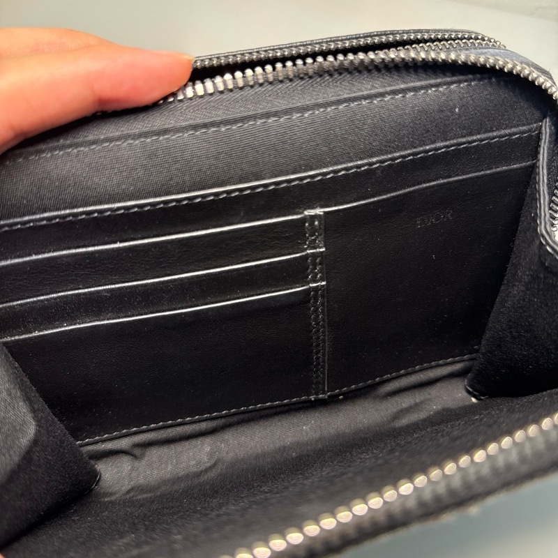 Dior oblique黑色老花男包-8