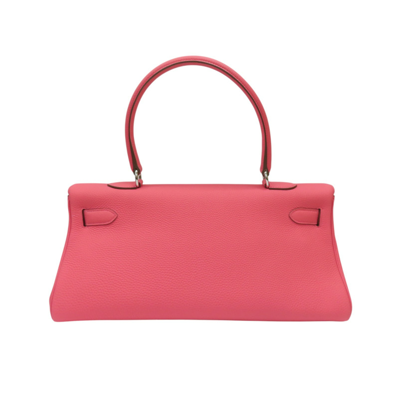 唇膏粉 Togo牛革 Shoulder Kelly 手提包 □Q刻 銀扣-1