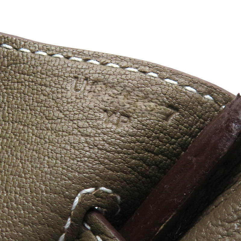 大象灰 Togo牛皮 Birkin 30 手提包 U刻-8