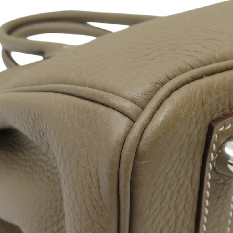 大象灰 Togo牛皮 Birkin 30 手提包 U刻-12