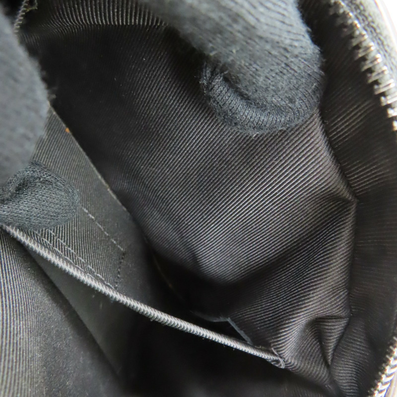 棕色帆布黑色絨布 Mini Soft Trunk 肩背包 M68970-5