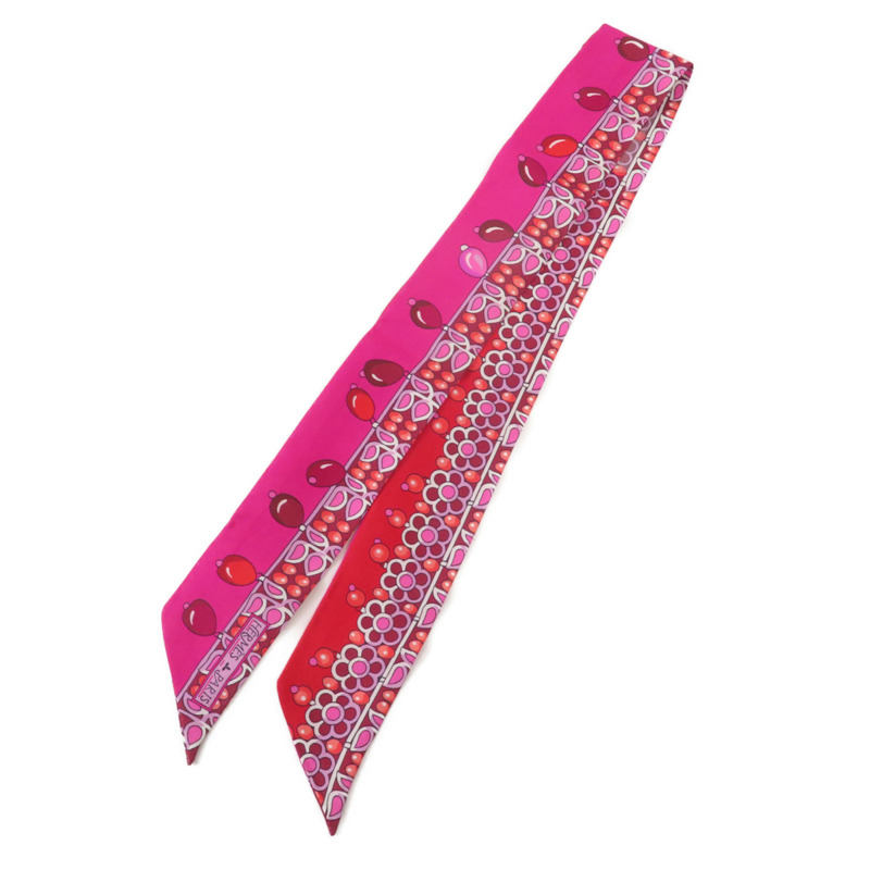 HERMES 絲質Twilly絲巾-0