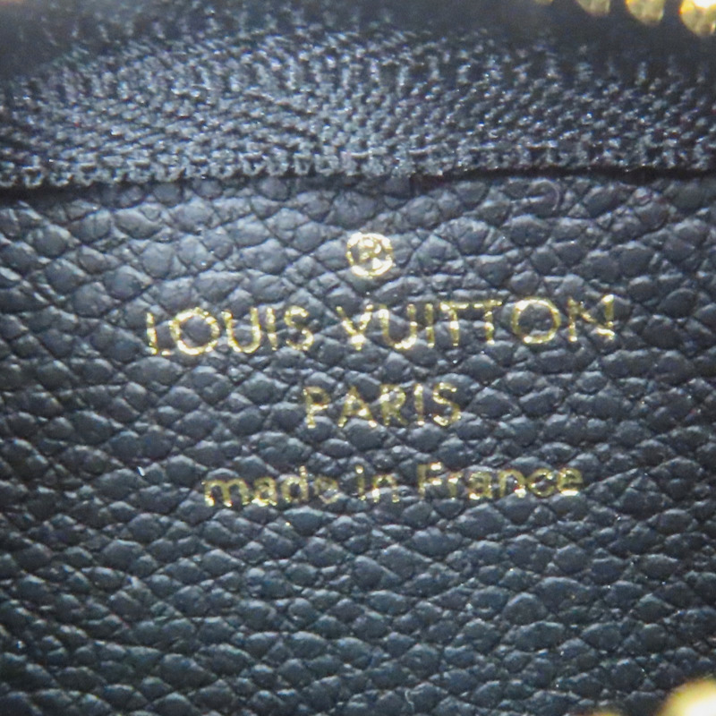黑色 原花 壓紋 牛皮 Key Pouch 零錢包【LOUIS VUITTON LV 路易威登】 M80879-6
