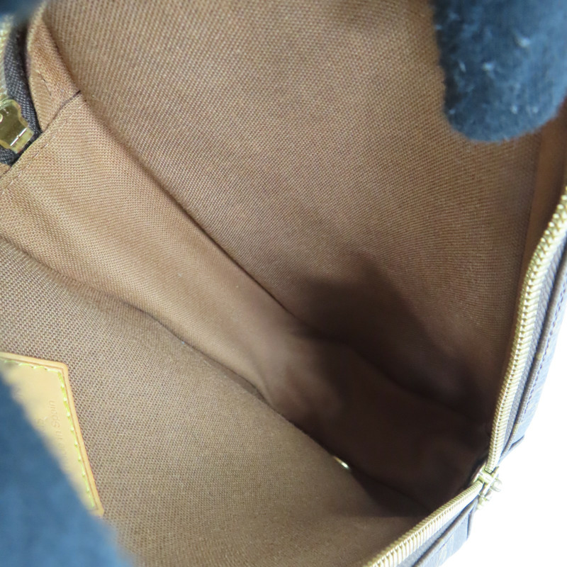棕色 原花帆布 Pochette Gange 胸包 M51870-4