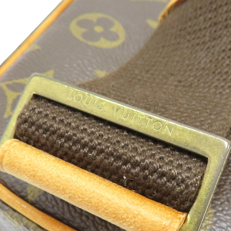 棕色 原花帆布 Pochette Gange 胸包 M51870-8