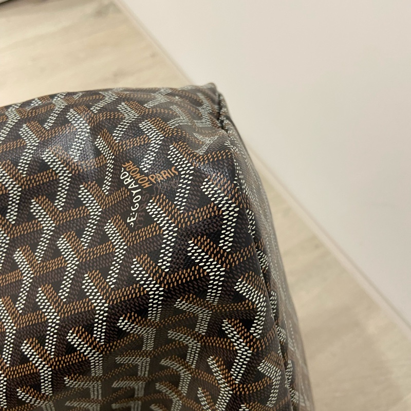 戈雅Goyard tote pm黑棕配色，超輕媽媽包/公事包/托特包-5