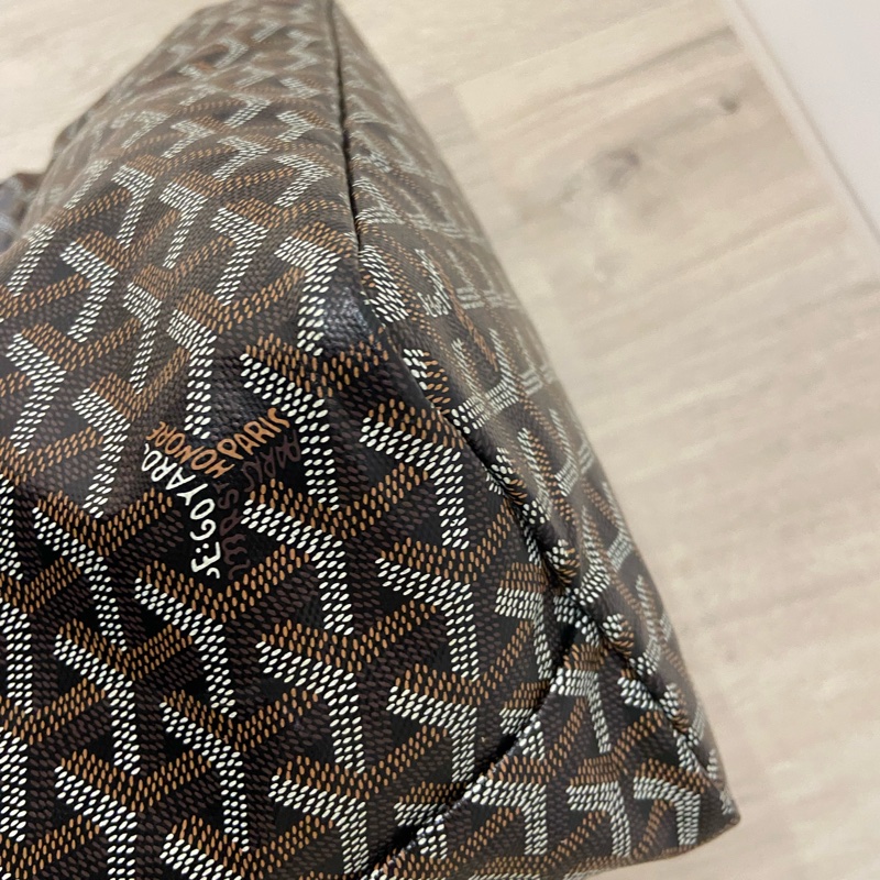 戈雅Goyard tote pm黑棕配色，超輕媽媽包/公事包/托特包-6