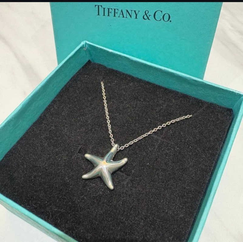 *SHIHNA名牌精品*Tiffany&co S925 海星項鍊-0