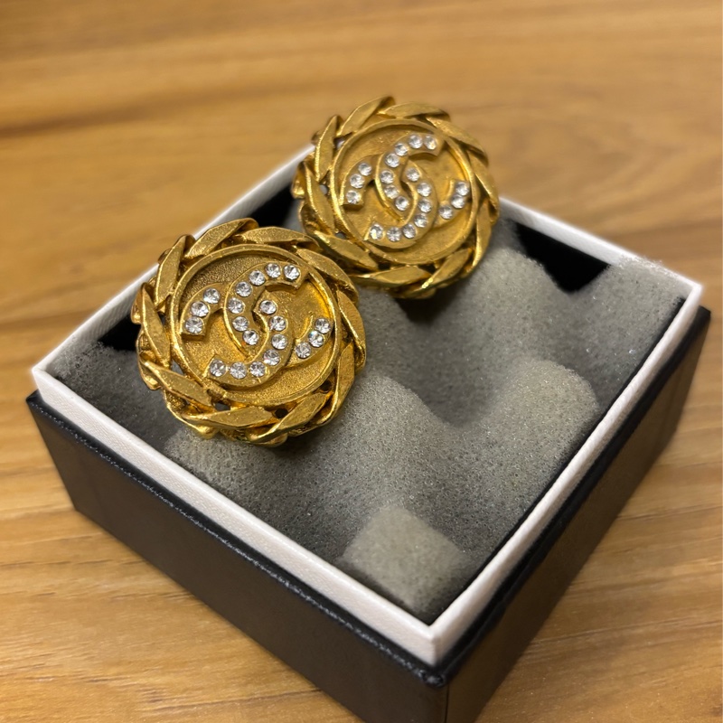Chanel 香奈兒 鍍金 中古耳環耳夾-1