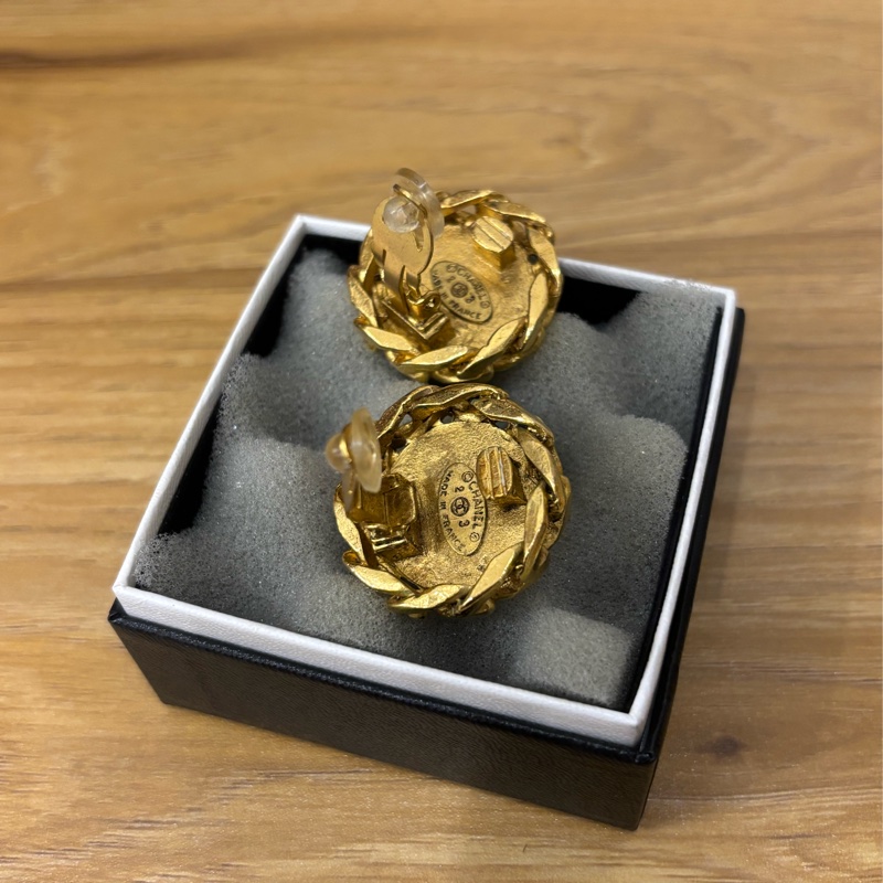 Chanel 香奈兒 鍍金 中古耳環耳夾-8