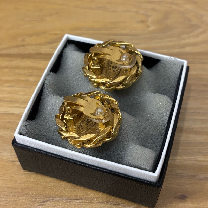 Chanel 香奈兒 鍍金 中古耳環耳夾-9