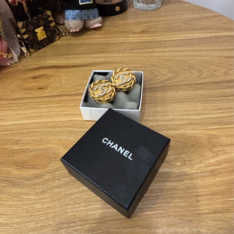 Chanel 香奈兒 鍍金 中古耳環耳夾-11