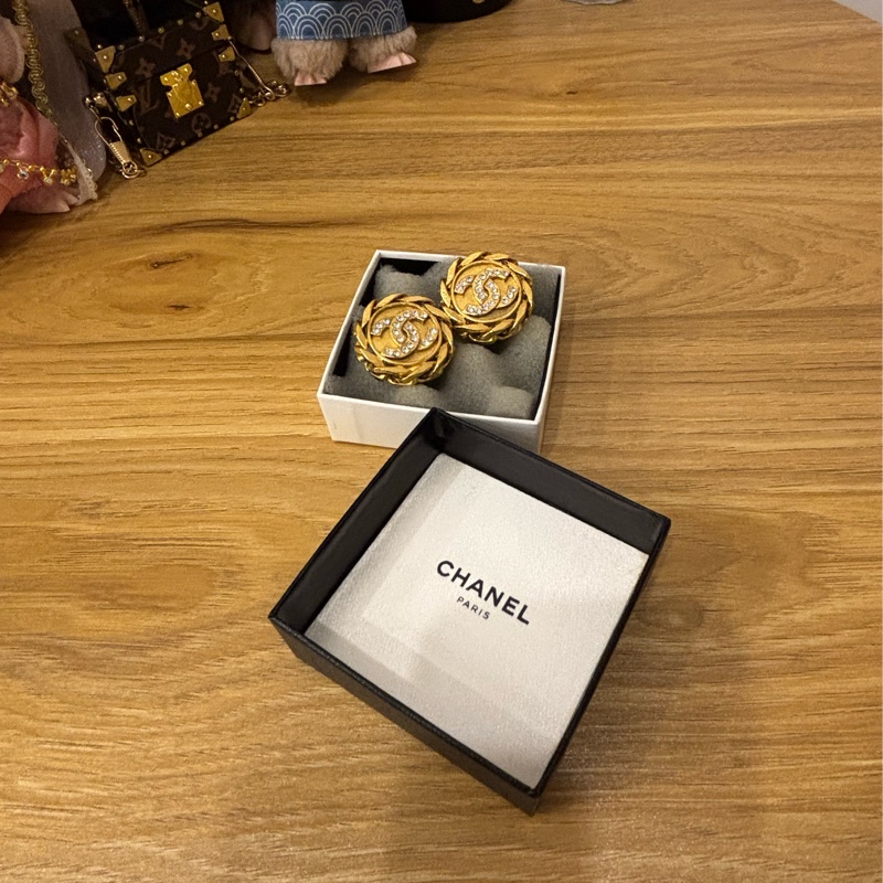 Chanel 香奈兒 鍍金 中古耳環耳夾-12