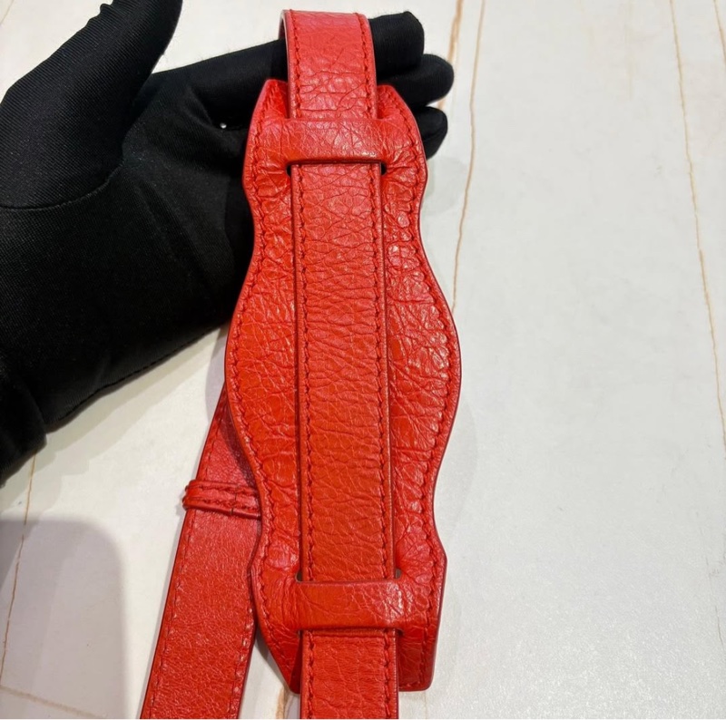 *SHIHNA名牌精品*BALENCIAGA ETER KE Giant Mini City金釦機車包（迷你-橘紅色）-6