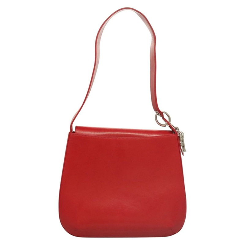 【日本直送】Christian Dior 肩背包 小羊皮 紅色 正品 119612-1