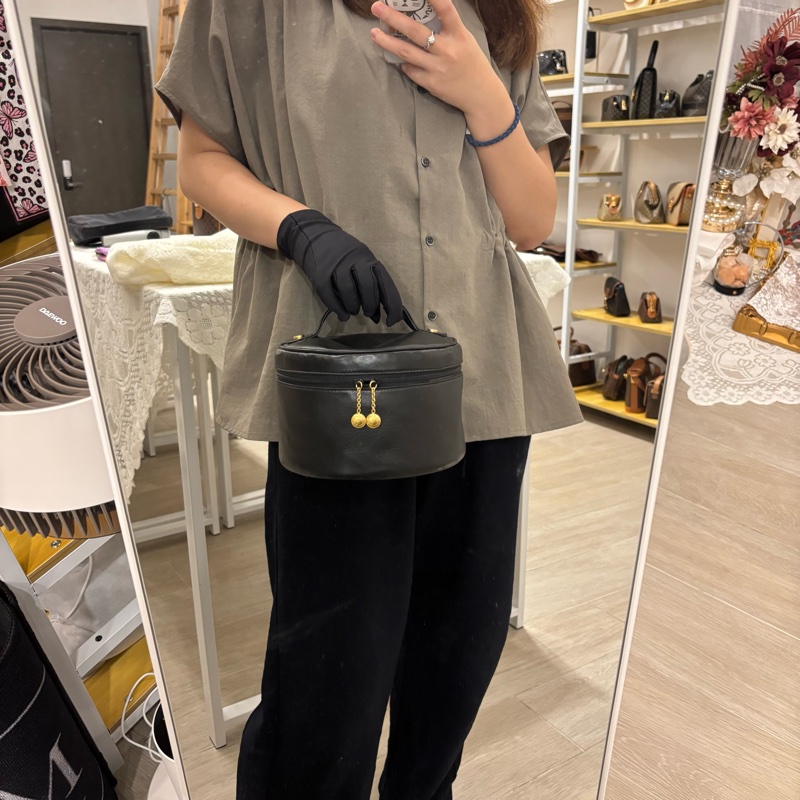 Gucci 化妝手提箱 中古 Vintage 小羊皮-4