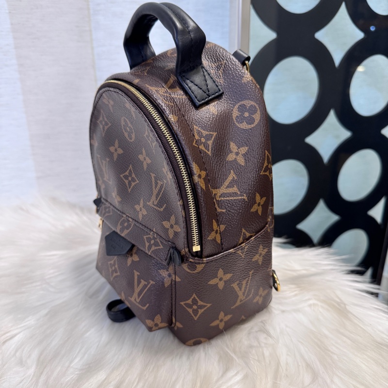 LV Plam Springs Mini老花小書包 晶片款 近全新-3