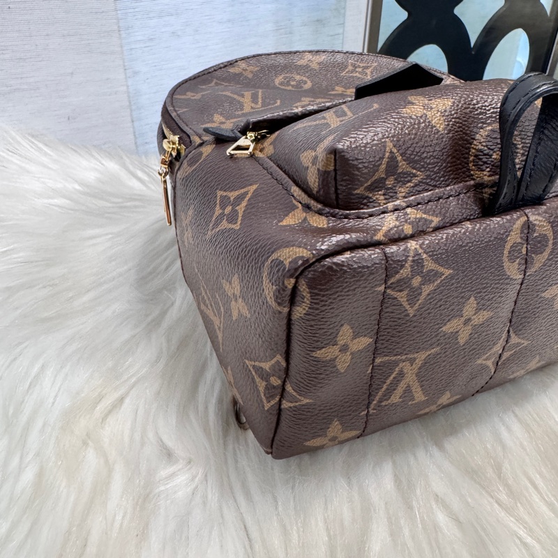 LV Plam Springs Mini老花小書包 晶片款 近全新-5