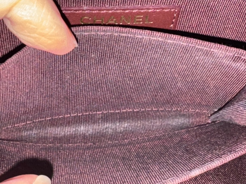 Chanel 香奈兒 荔枝牛皮金釦ㄇ字拉鍊 經典零錢包-21