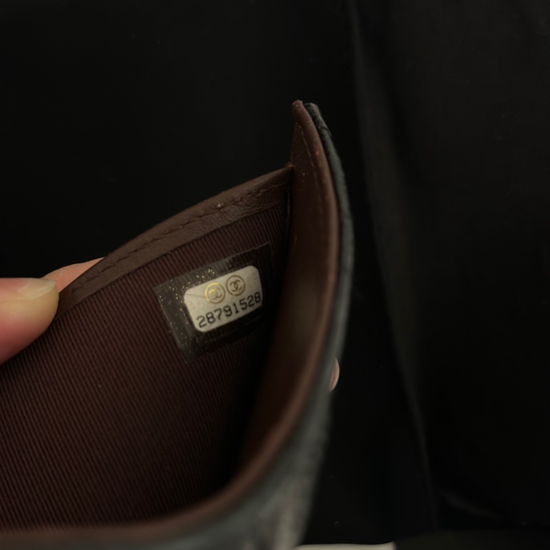 香奈兒荔枝三折短夾金扣💖-4