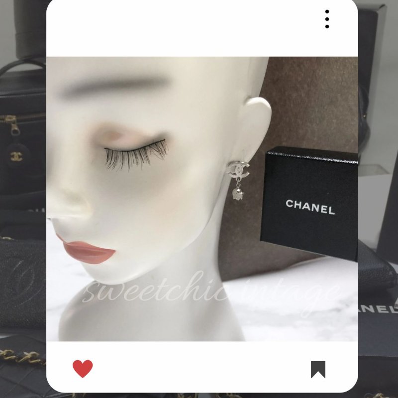 8月新品上架✨ 香奈兒 Chanel 銀色CC 鬱金香耳環 🔥 香奈兒熱賣款 香奈兒耳環 CHANEL EARRING-3