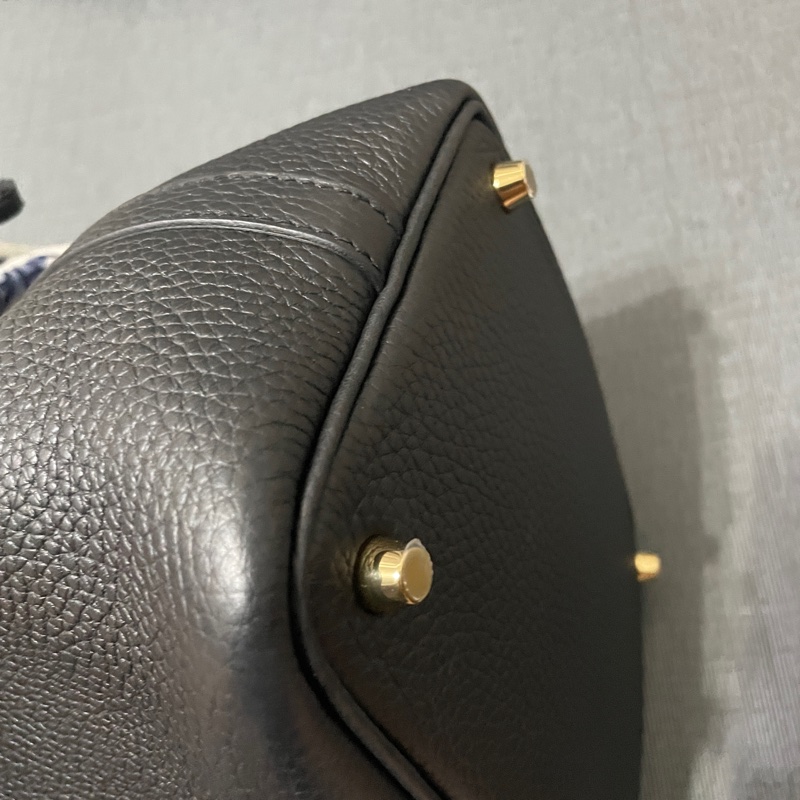 Hermes 愛馬仕百搭黑金picotin 18菜籃子 全新 送內袋-3
