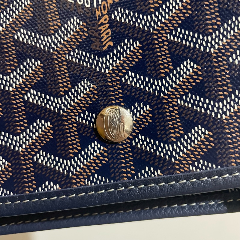 Goyard Plumet Pouch-Wallet navy blue 信封包-1