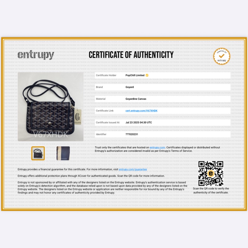 Goyard Plumet Pouch-Wallet navy blue 信封包-6