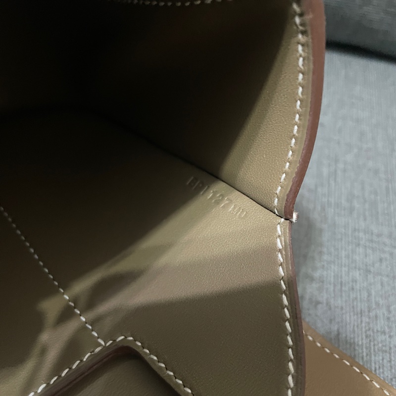 Hermes 愛馬仕 Della Cavalleria  Mini Della 屁股包大象灰金釦全新-7