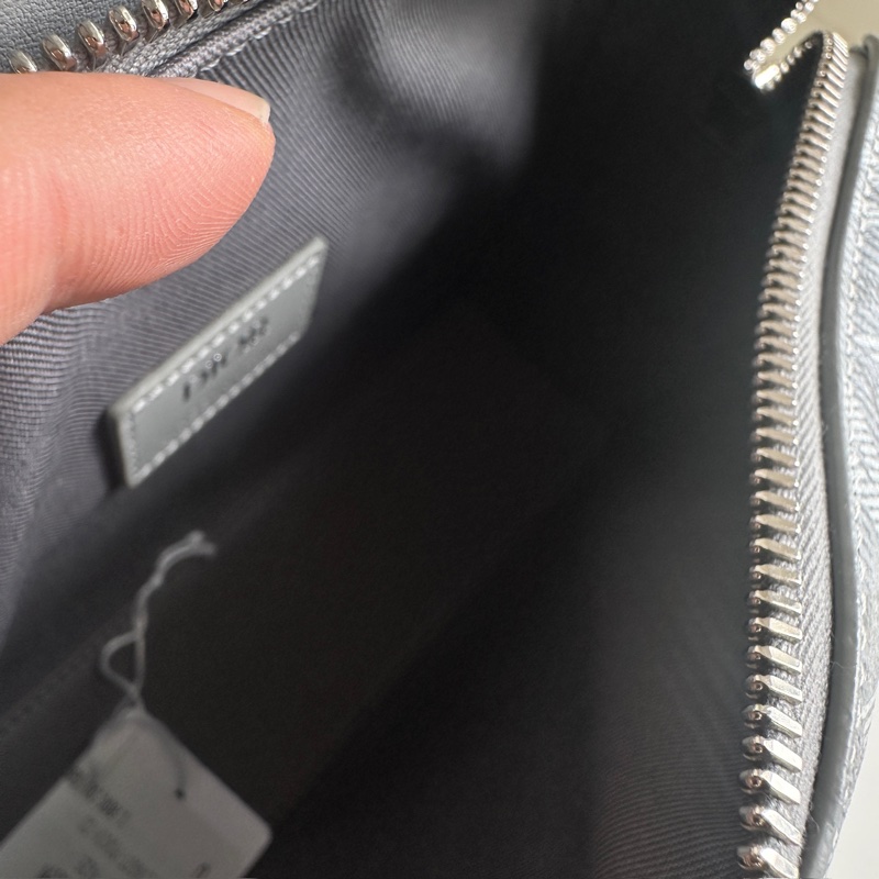 Dior迪奧lingot灰色斜挎包-18