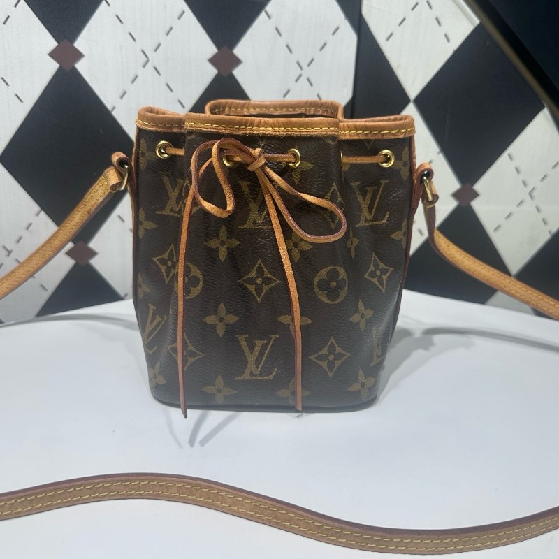 LV路易威登 nano noe經典老花水桶包-0
