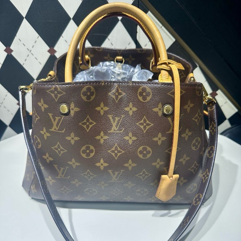 LV 路易威登 Montaigne老花蒙田中號經典款手提袋 肩背包-1