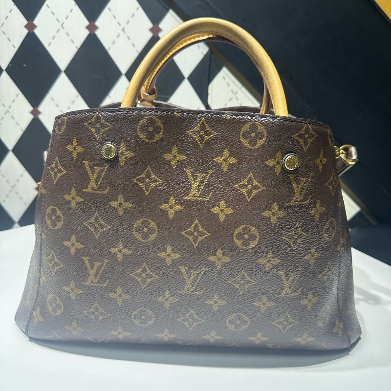 LV 路易威登 Montaigne老花蒙田中號經典款手提袋 肩背包-2