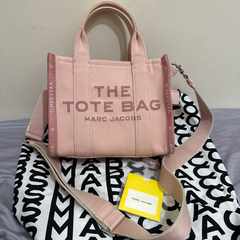 Marc Jacob’s  Traveler  mini tote 粉色 刺繡款 托特包 斜背包-0