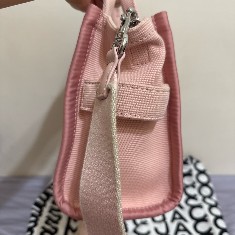 Marc Jacob’s  Traveler  mini tote 粉色 刺繡款 托特包 斜背包-3